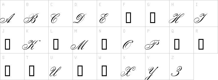 Uppercase characters