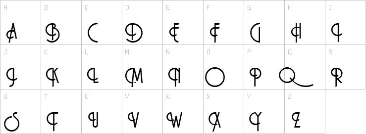 Uppercase characters