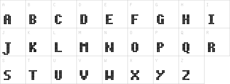 Uppercase characters