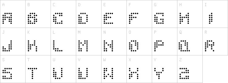 Uppercase characters