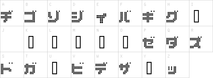 Uppercase characters