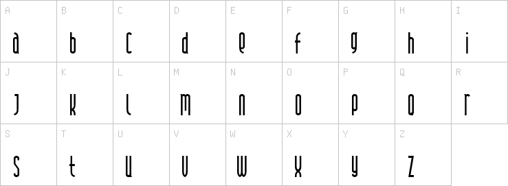 Uppercase characters