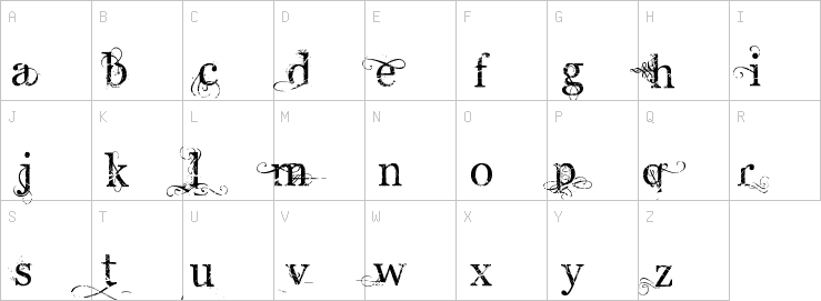 Uppercase characters