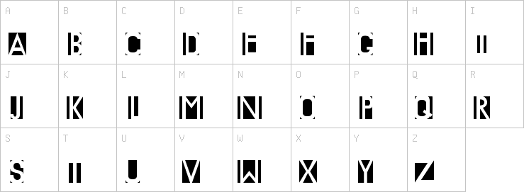 Uppercase characters