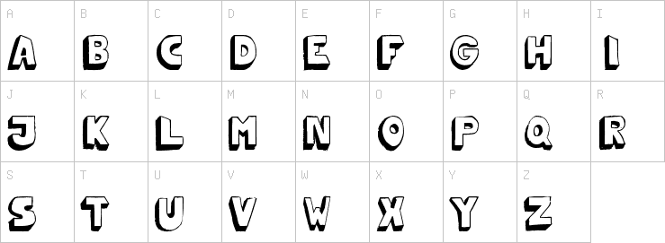 Uppercase characters