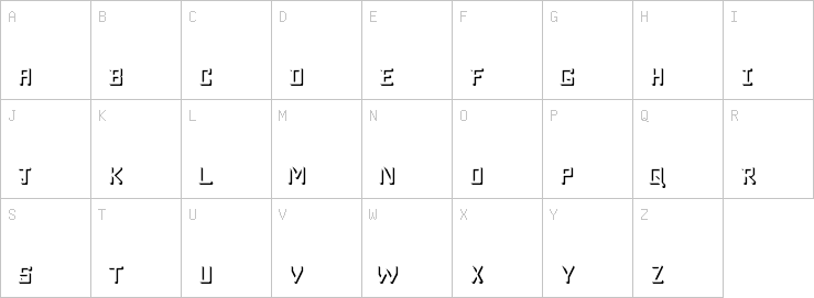 Uppercase characters