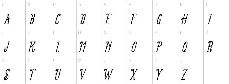 Uppercase characters