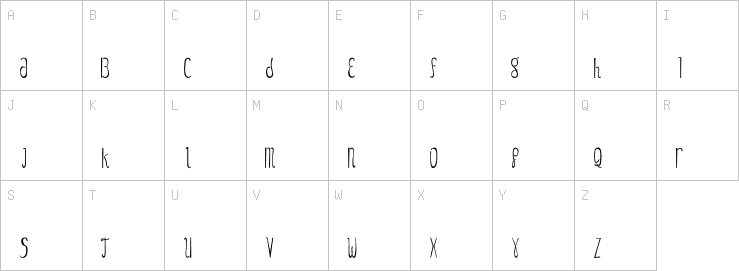 Uppercase characters