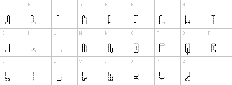 Uppercase characters