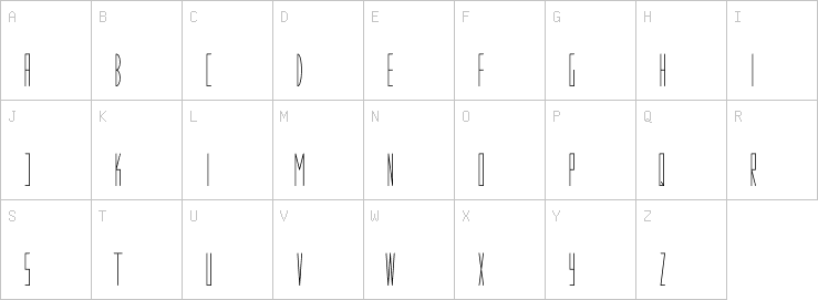 Uppercase characters