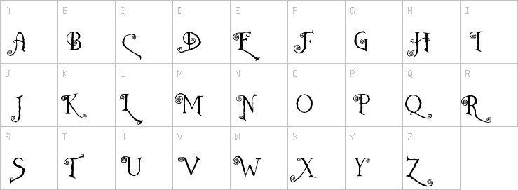 Uppercase characters