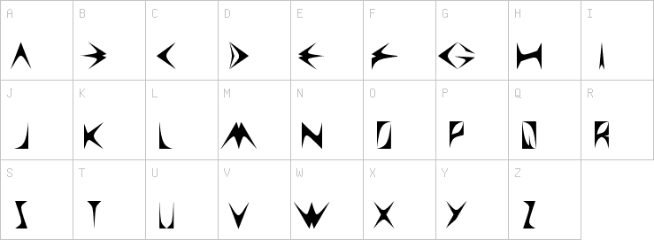 Uppercase characters