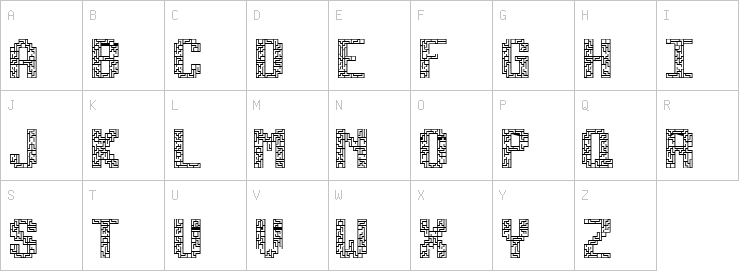 Uppercase characters