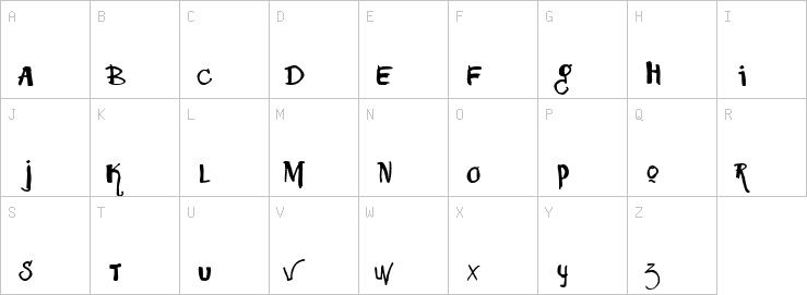 Uppercase characters