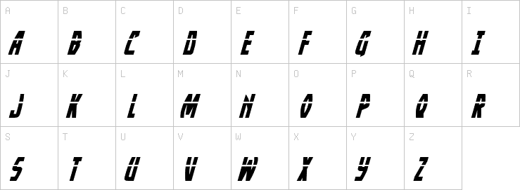 Uppercase characters