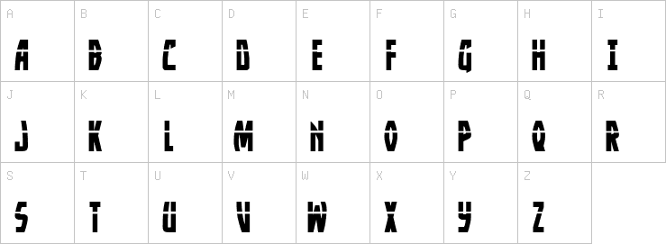 Uppercase characters