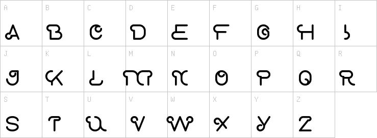 Uppercase characters