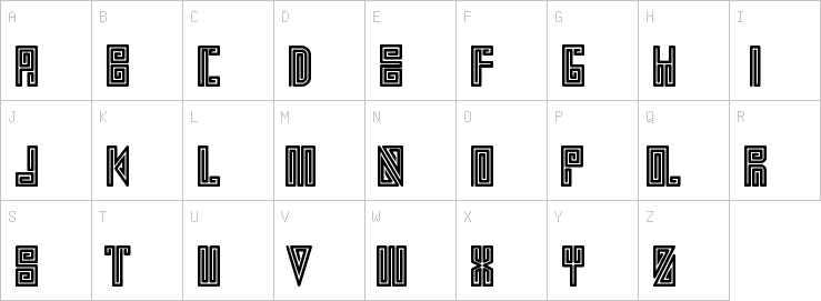 Uppercase characters