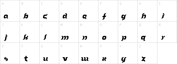 Uppercase characters