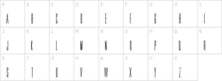 Uppercase characters