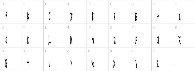 Uppercase characters