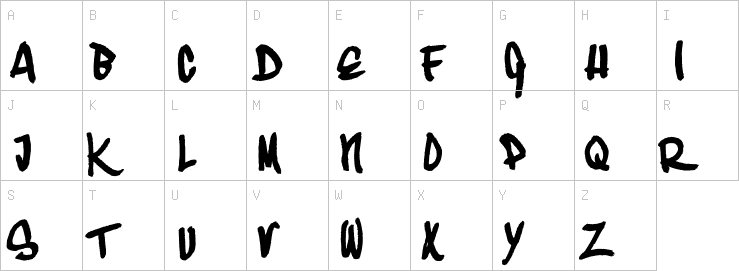 Uppercase characters