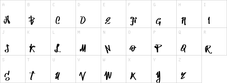 Uppercase characters