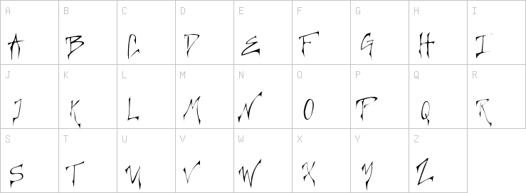 Uppercase characters