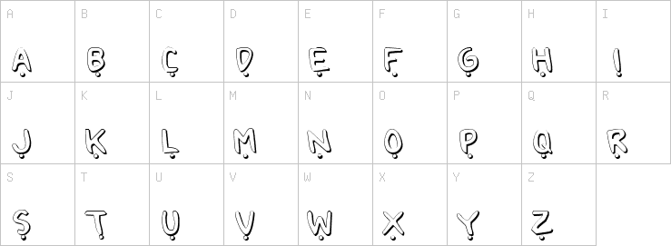 Uppercase characters