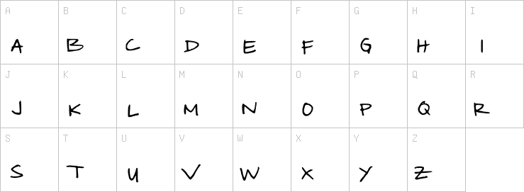 Uppercase characters