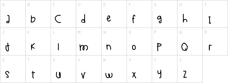 Uppercase characters