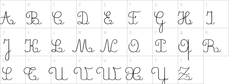 Uppercase characters