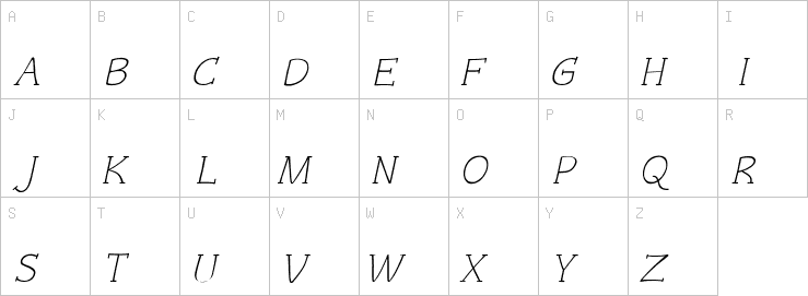 Uppercase characters