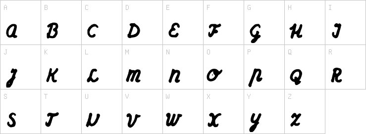 Uppercase characters