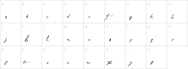 Uppercase characters