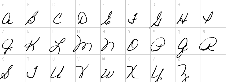 Uppercase characters