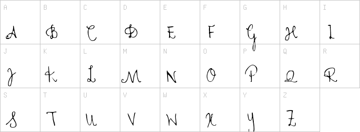 Uppercase characters