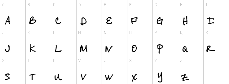 Uppercase characters