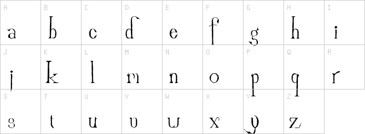 Uppercase characters