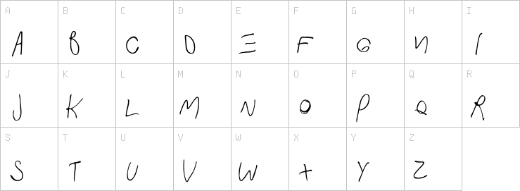 Uppercase characters