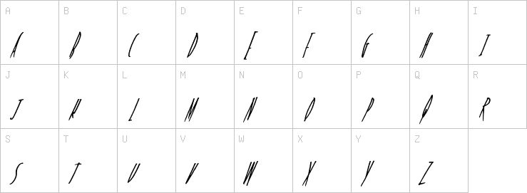 Uppercase characters