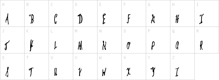 Uppercase characters