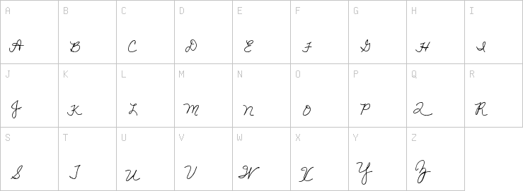 Uppercase characters