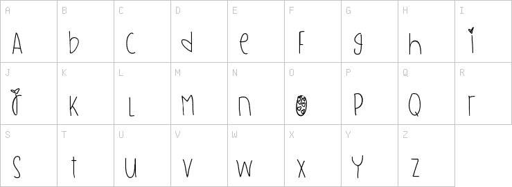 Uppercase characters