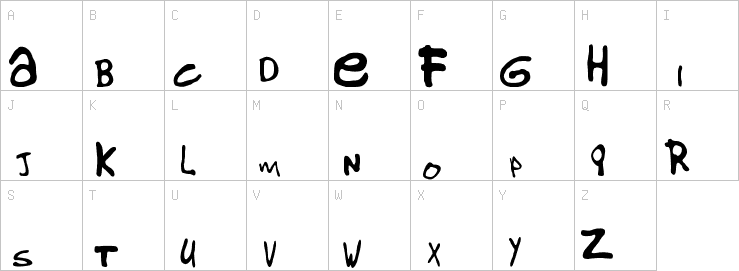 Uppercase characters