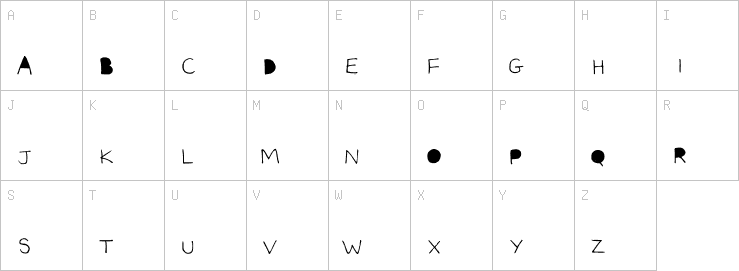 Uppercase characters