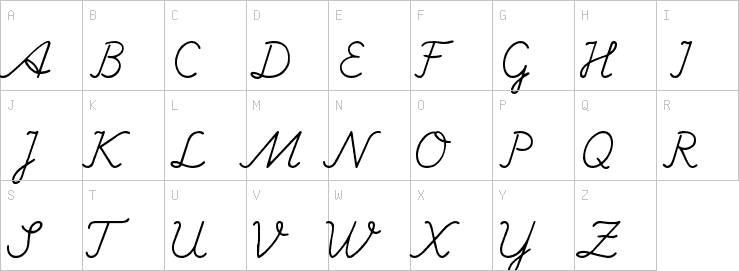 Uppercase characters