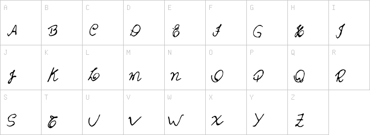 Uppercase characters