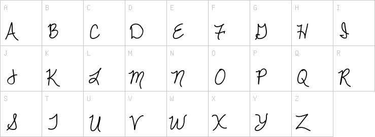 Uppercase characters