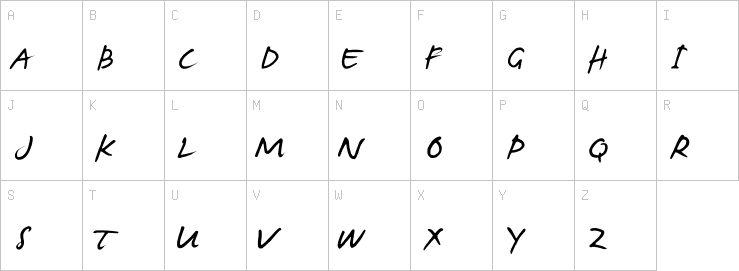 Uppercase characters